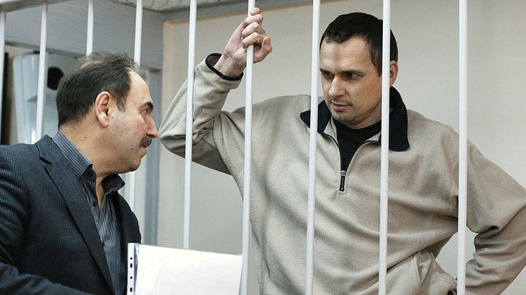 Oleg Sentsov, photo: Mikhail Pochuyev/ITAR-TASS/Landov 