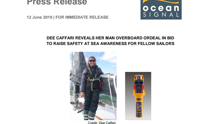 Dee Caffari Reveals her Man Overboard Ordeal in Bid to Raise Safety at Sea Awareness for Fellow Sailors