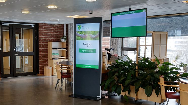 Procon Digital KommuneVert tar effektivt imot besøkende til rådhuset