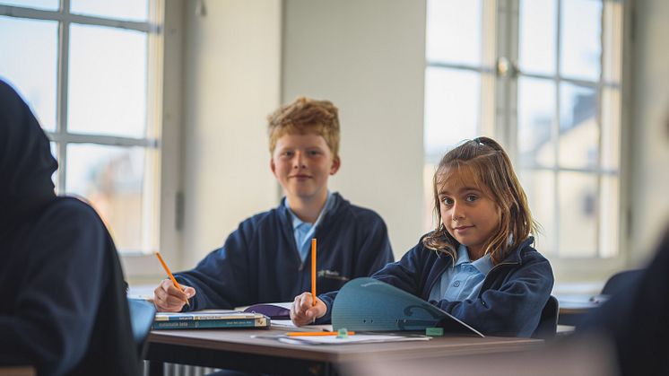 students at Nordic International School studying in a classroom