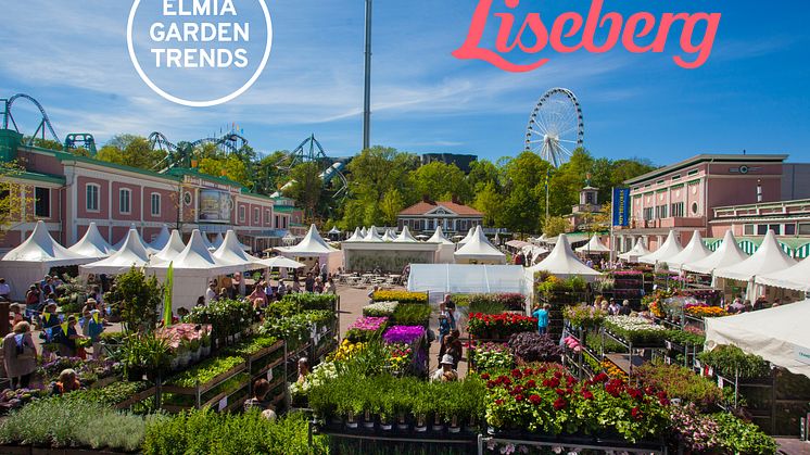 Elmia Garden Trends presenterar 2018 års trender för allmänheten på Lisebergs trädgårdsdagar 17-20 maj. Foto: Liseberg