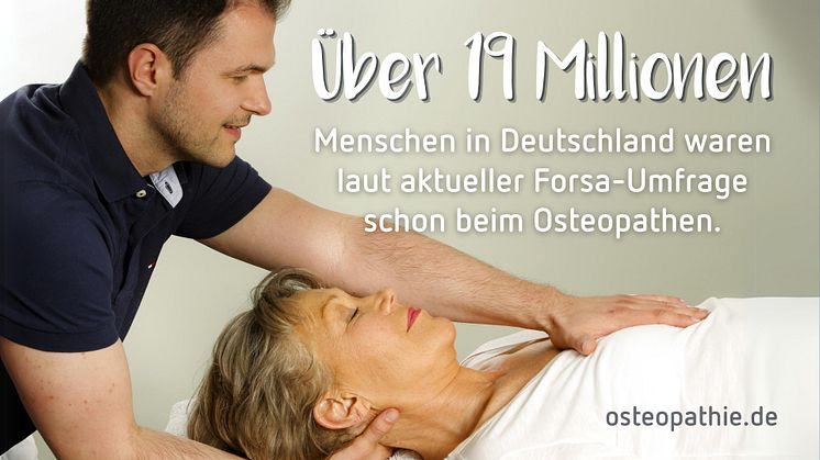  Forsa-Studie: Osteopathie immer gefragter / Hohe Zufriedenheit/ Risiko Qualifikation