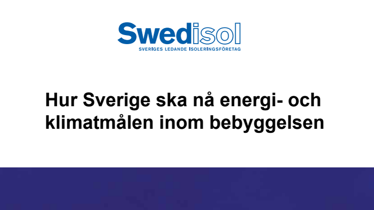 Swedisols Position paper