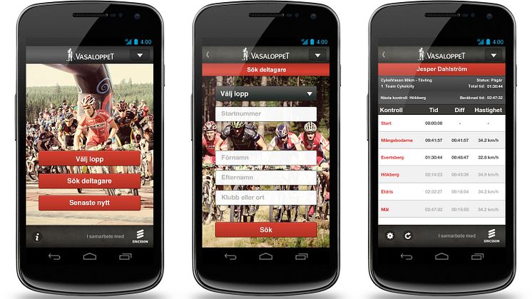 Ny app - Vasaloppet Sommar 2012 Android