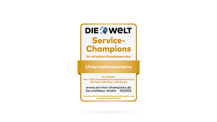 Deutschlands Service-Champions begeistern ihre Kunden