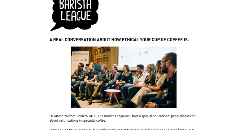 A REAL CONVERSATION ABOUT HOW ETHICAL YOUR CUP OF COFFEE IS.