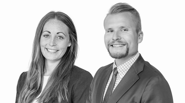 Elin Bergman och Ludvig Jakobsson är Franchisetagare på nystartade HusmanHagberg Bohuslän.