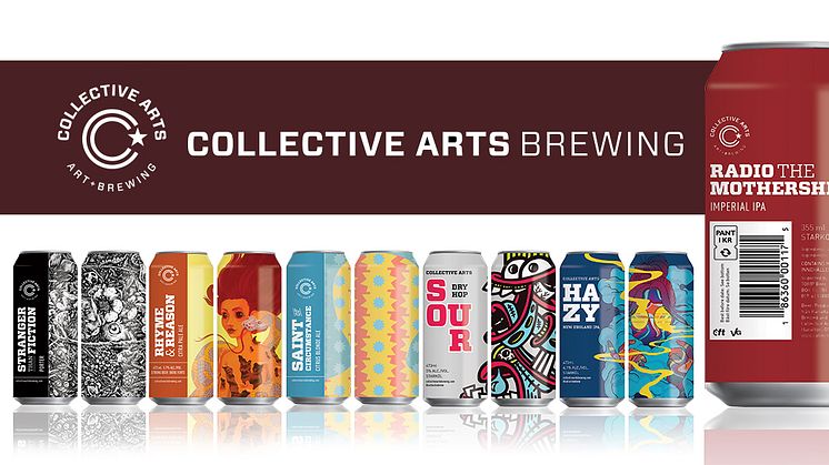 Collective Arts Brewing - konstnärligt craftbryggeri från Kanada nu äntligen i Sverige 