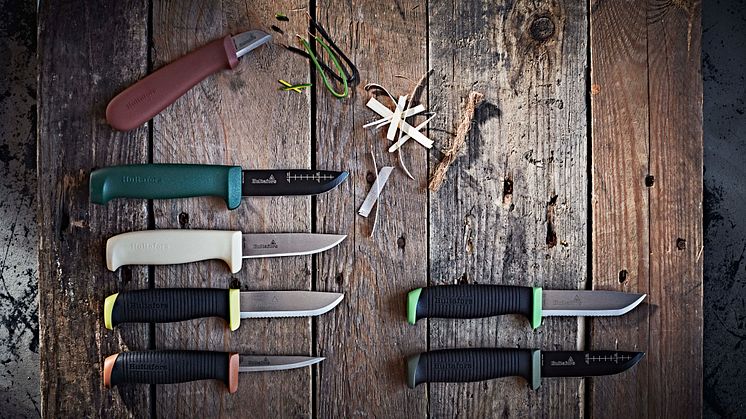 Hultafors lanserar sju nya hantverksknivar