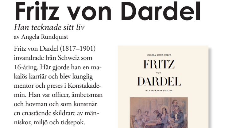 Han tecknade sitt liv! Ny bok: Fritz von Dardel 