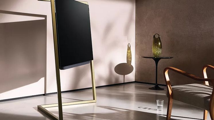 Glamour och minimalism: Loewe bild 9 OLED är en fascinerande annorlunda TV - elegant som en skulptur.