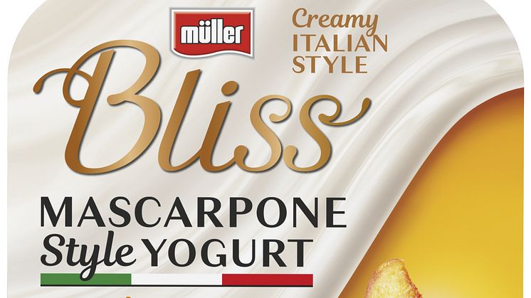 Müller Bliss Mascarpone Style Yogurt Peach & Apricot