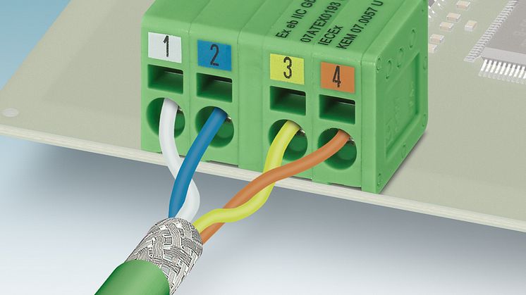 PCB terminal blocks for Profinet