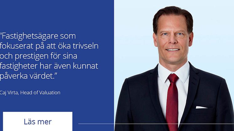 Caj Virta, Head of Valuation på Colliers.