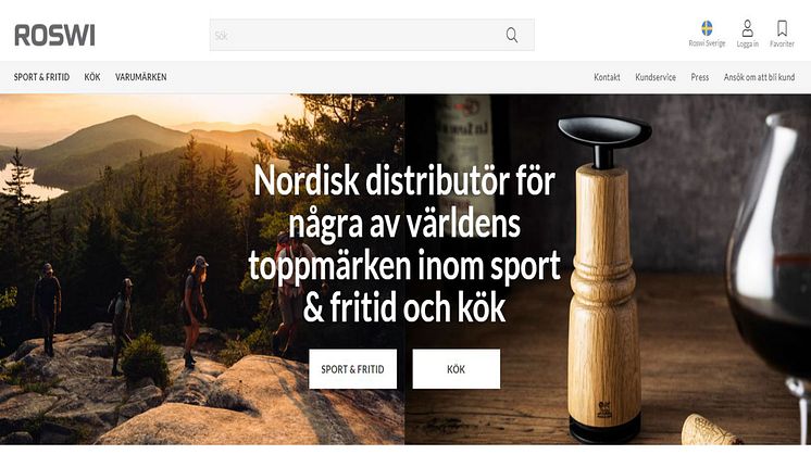 Roswi uppdaterar e-handel i alla nordiska länder