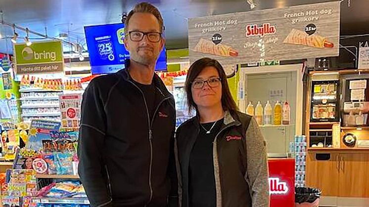 Robert och Ann-Helen Renblom, ägare av Direkten Simhallskiosken och nya Direkten Kiruna