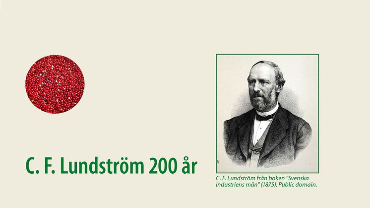 Detta nummer innehåller lite om C. F. Lundström, en av akademiens donatorer.