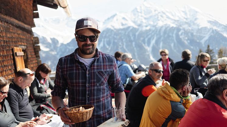 Gian Malärs auf der Alp Fops in Lenzerheide (Graubünden)