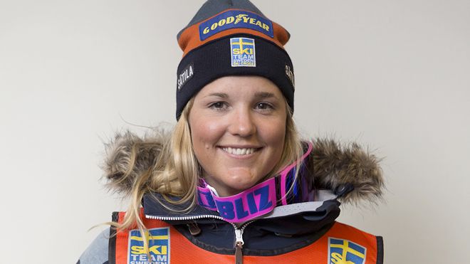 Skicrossåkaren Anna Holmlund.