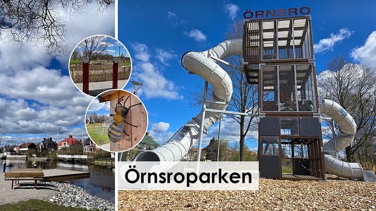 Örnsroparken är en stadsnära mötesplats som möjliggör för fler att få en nära kontakt med Svartån. Foto: Örebro kommun