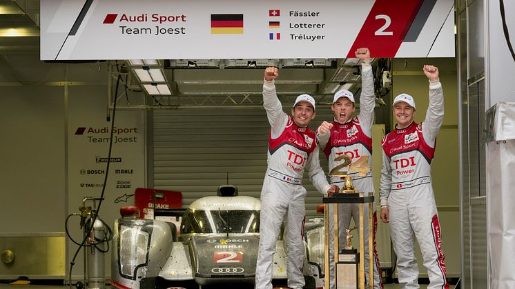 Audi tog sin tionde triumf i 24 Heures Le Mans