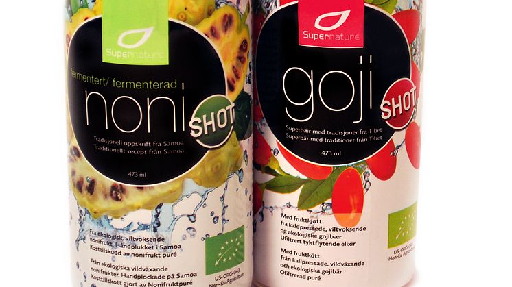 Supernature lanserer NoniShot og GojiShot