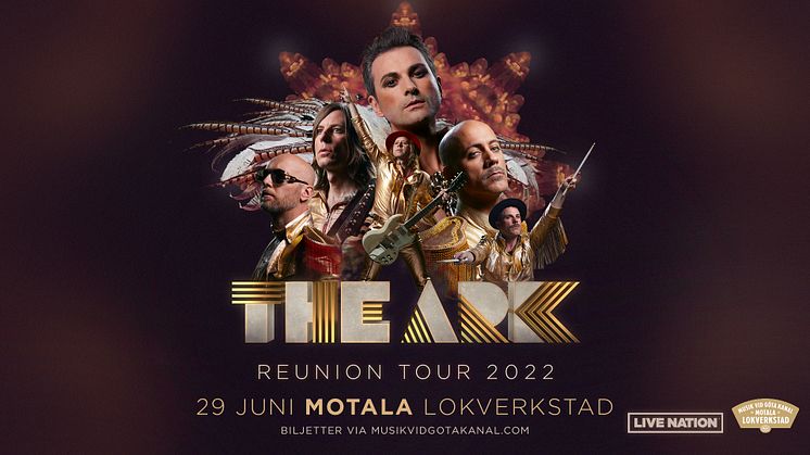 The Ark Reunion Tour får nytt premiärdatum = 29 juni på Lokverkstan i Motala!
