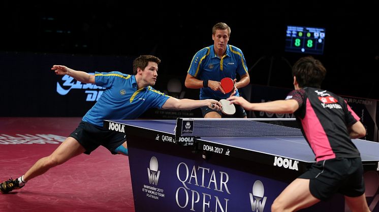 Kristian och Mattias Karlsson i dubbelfinal i Qatar Open.