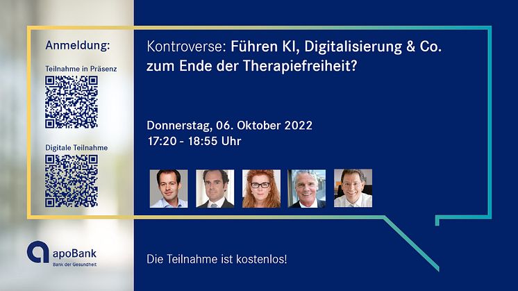 apoTalk-Spezial: Führen KI und Digitalisierung zum Ende der Therapiefreiheit? 