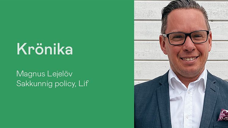 Bättre tillgång till data om läkemedelsanvändning på sjukhus efterlyser Magnus Lejelöv, Lifs digitaliseringsexpert.