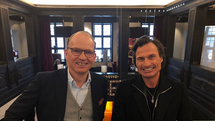 Torgeir Silseth, koncernchef och Petter Stordalen, grundare Nordic Choice Hotels. Bild: Nordic Choice Hotels