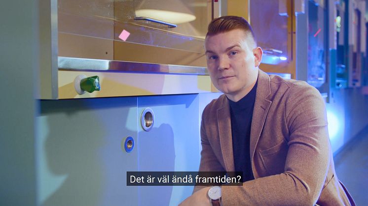 David Lindblom från Mimers utvecklingsenhet