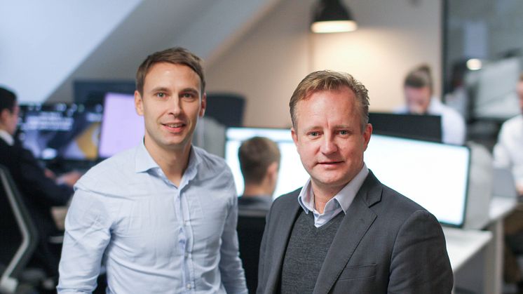 Andreas Grydeland Sulejewski, CEO, Neptune Software, and Ole-André Haugen, co-founder & chairman
