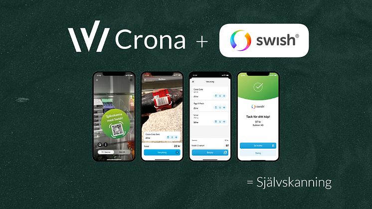 Det är nu ännu enklare för Cronas kunder att erbjuda självskanning med den nylanserade lösningen från Swish.