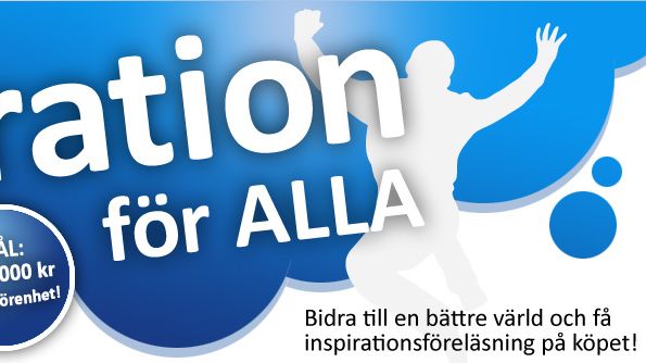Mattias Lundberg gästtalar för välgörenhet på "Inspiration för alla" #umeå 