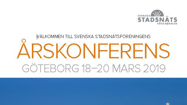 StadshubbsAlliansen ställer ut under SSNFs Årskonferens i Göteborg 19-20 mars