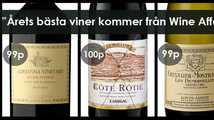 Årets bästa viner kommer från Wine Affair!