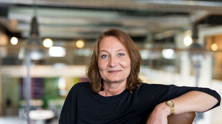 Susanne Bern, produktägare på Kontek för det webbaserade lönesystemet Kontek Lön. Fotograf: Emma Bourne.