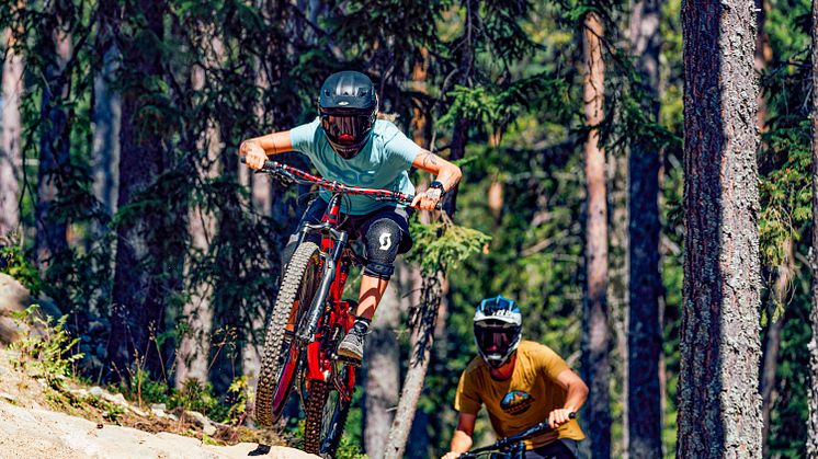 En maxad cykelsommar väntar besökaren i Järvsö. Foto: Emrik Jansson.