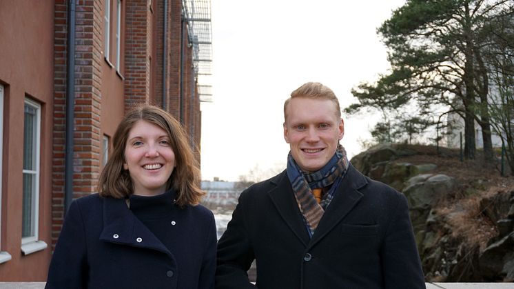 Jessica och Erik läser sista terminen på KTH och har valt att skriva sitt examensarbete hos Norrenergi.
