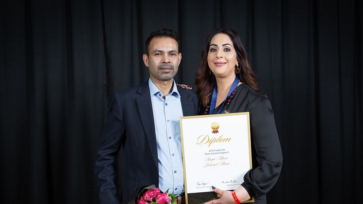 Roya och Zakirul Alam är utsedda till Sveriges bästa Pressbyrån-handlare 2019