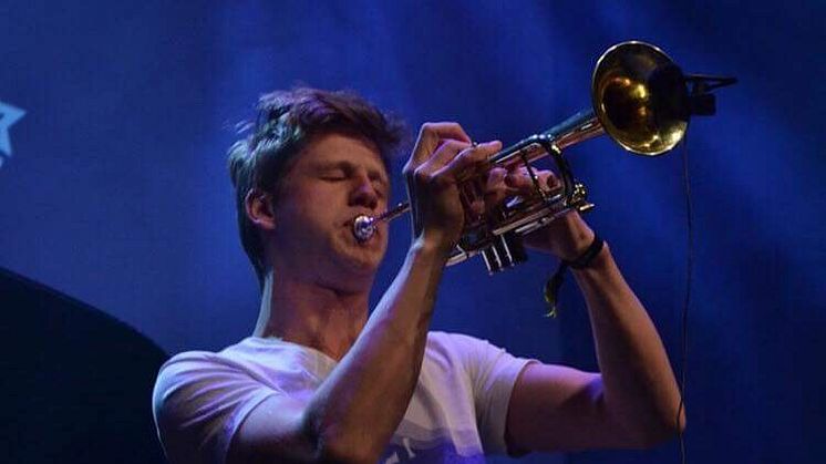 Markus Dyrud (trompet) fra Kapp er en av deltagerne som stiller både som solist og ensemble i helgas mesterskap (foto: Desireé Berg).