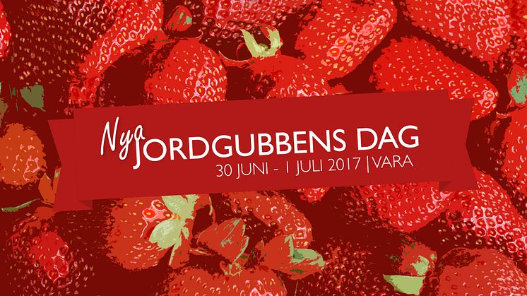 Presskonferens och programsläpp inför Nya Jordgubbens dag 2017! 