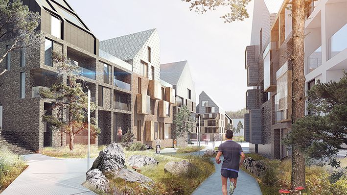 Ytterligare 700 bostäder i nya Hovås godkända av Göteborgs Kommunfullmäktige