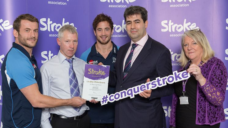 Oldham stroke survivor and volunteer receives regional recognition
