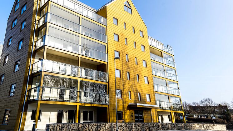 HSB brf Pelarsalen är nominerad till Växjös Träbyggnadspris