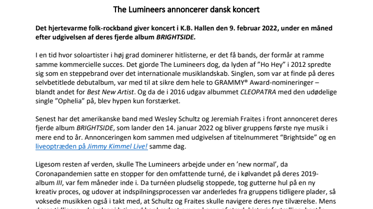 The Lumineers 2022 - Pressemeddelelse.pdf