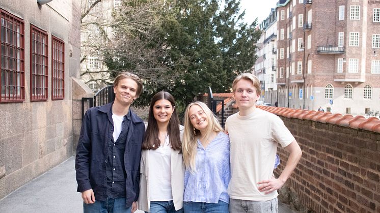 Framtidsnyckelns grundare, fyra ungdomar som tar saken i egna händer och där Fellowmind stöttar för att göra skillnad för Sveriges framtida tech-kompetens