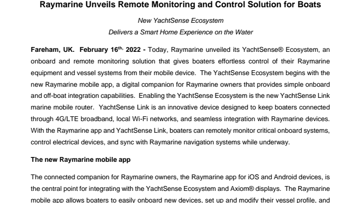 Raymarine_ 2022_Raymarine_Unveils_Remote_Monitoring_and_Control_Solutions_for_Boats_FINAL.pdf