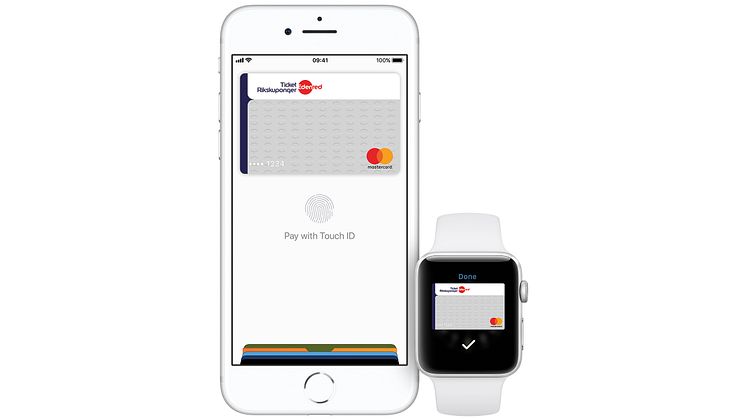 Edenred erbjuder Apple Pay till alla Ticket Rikskuponger®-kunder